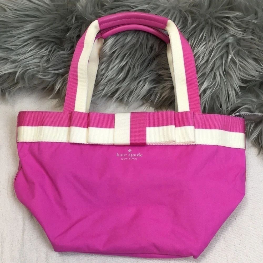 Kate Spade Pink Anabel Barrow Street Bow Tote